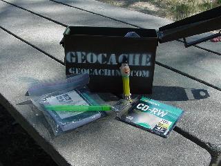 Fred with the cache.