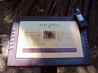 Bark House plaque