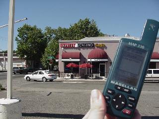 The front with GPS