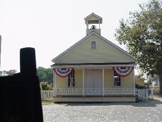 Yellow Schoolhouse in Old Sacramento