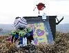 Spot & Mojo Jojo over Chandler Butte