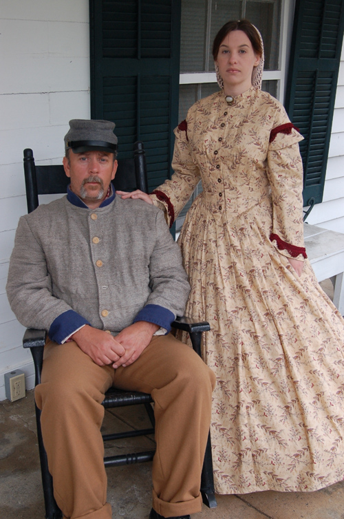 Camp Commander Michael Ledford, with Amanda