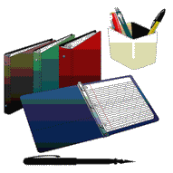 books and pens picture