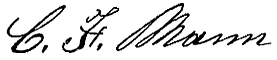 Mann signiture