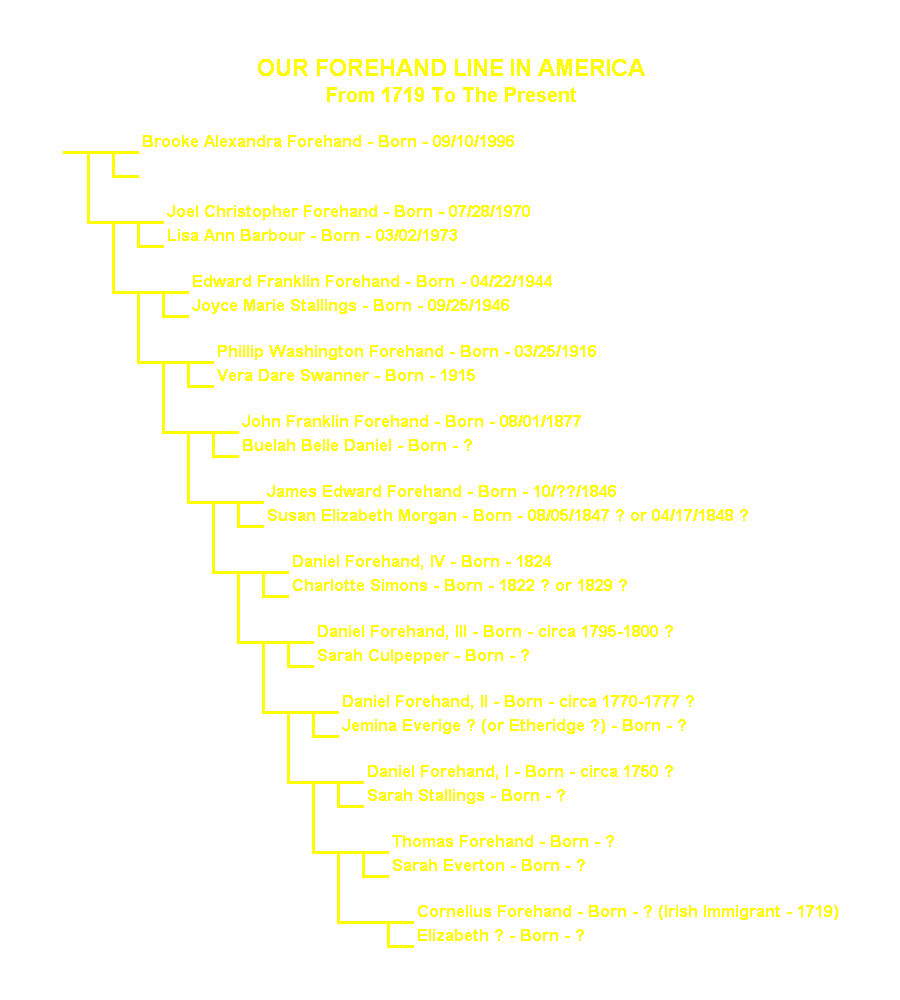 Our Forehand Line In America