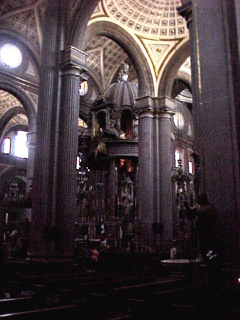 Interior de la Catedral de Puebla