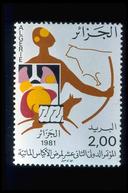1981 Algeria�s stamp on Hydatidosis