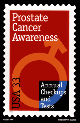 Prostate Cancer Awareness USA stamp