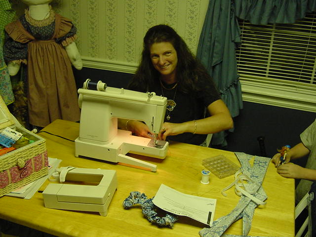Darrell's sewing sweat shop