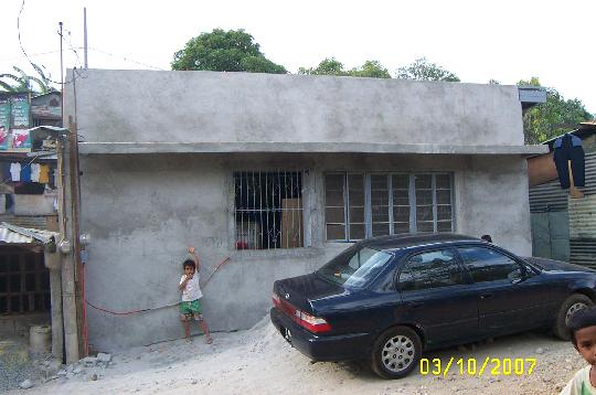 Front of the new Church building.