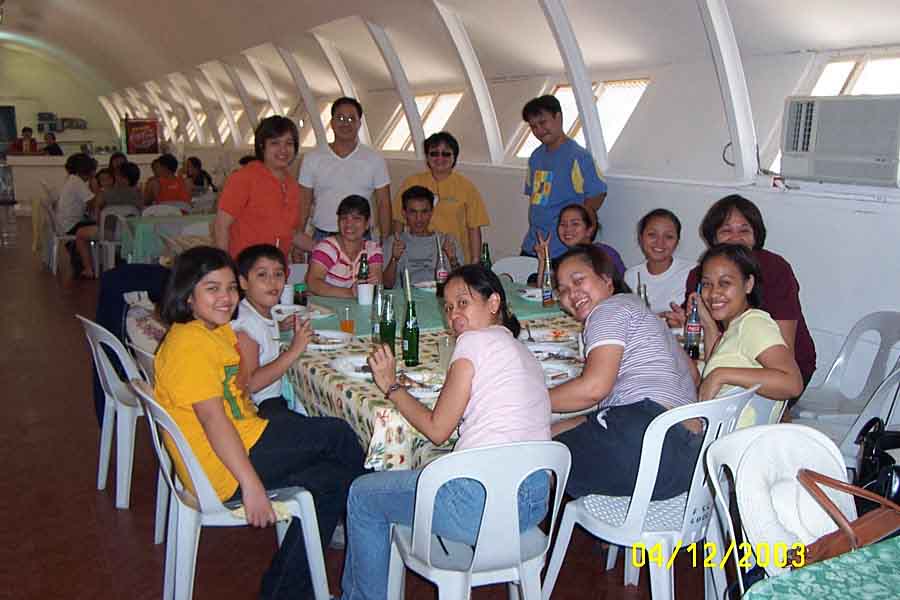 The most-needed lunch to keep us going through the rest of the very hot day!