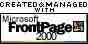 Powered by Microsoft Frontpage