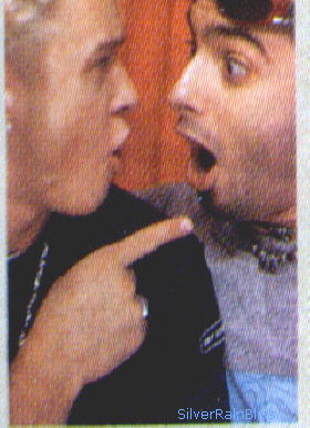Justin and Chris surprised