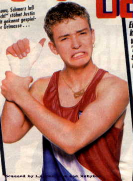 I broke my thumb trying to do gymnastics