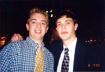 Evan and me chillen in Chicago.