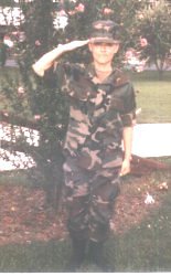 Saluting Soldier