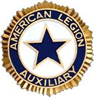 American Legion Auxilary Seal:  We support our Veterans