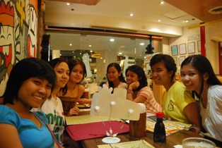 It's my best friend right there in blue.