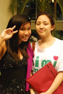 My photo with the exchange  student