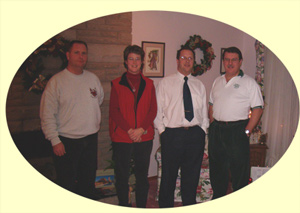 Doug, Jean, Paul & Blair Cutcliffe--Children of Sinclair Cutcliffe, Charlottetown, PEI