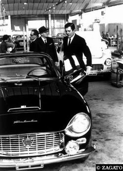 MARCELLO'S TAKING POSSESSION OF HIS CAR AT THE ZAGATO FACTORY