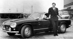 AGAIN, MARCELLO POSES ELEGANTLY NEXT TO HIS SUPERSPORT