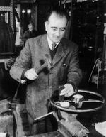 One of the first to 'sign'&nbsp; his products... Each wheels has "Made in Italy" and the year stamped on the rear of the lower branch.