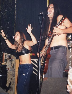 george and deanna getting into the singing!