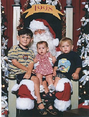 This is Emilio Charlien Me and Father Xmas 1998.