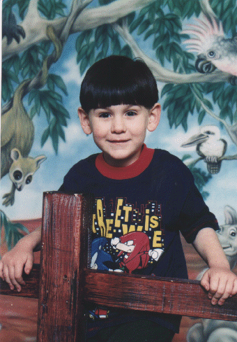 This is Emilio aged 4years.