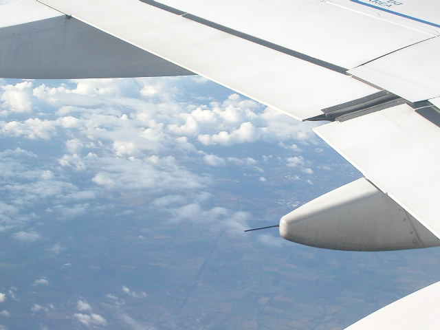 [View from the plane]