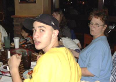 Kevin in foreground
