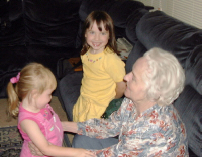 She wanted a hug, but needed to be persuaded