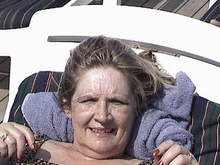 Jean at the Lido Pool Aft Deck