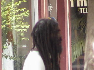 Street Man with Dreadlocks