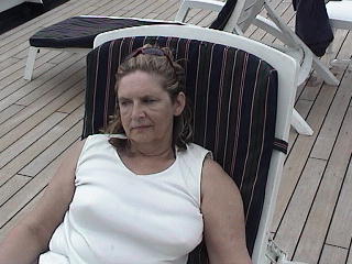 R & R on the Lido deck