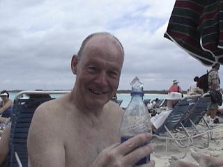 Vodka under ice