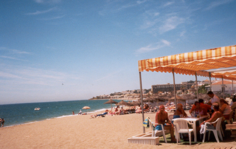 Enjoy a drink by the sea