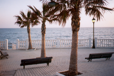 Beautiful area on La Cala promenade