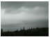 The storm clouds are hanging right above the pulloff spot where a few tourists were taking photos