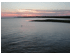 The beautiful sunset as seen from the ferry