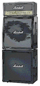 A Marshall Amp stack...