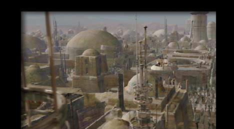 [ Mos Eisley, seen from above ]