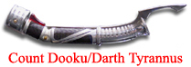 Former Jedi Master Count Dooku, now Sith Lord Darth Tyrannus.