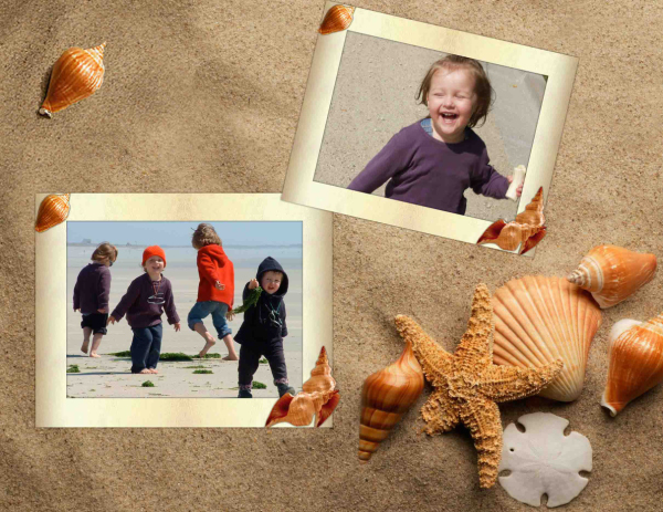 scrapbook beach