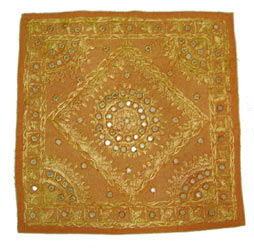 mirror worked cushion