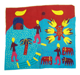 colorful cushions