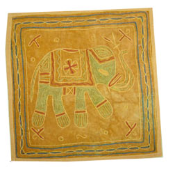 indian cushion hand art