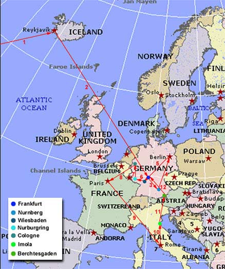 Map of Europe