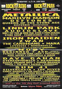 Rock Im Park Flyer
